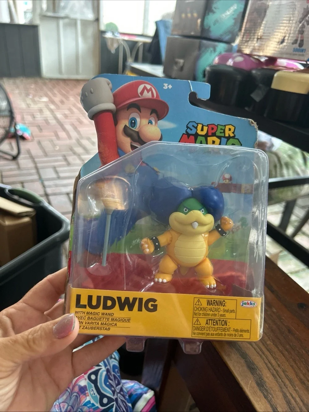 Nintendo Ludwig Figure with Blue Helmet and Yellow Shell